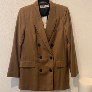 Zara Caramel Brown Blazer